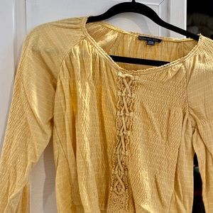 American Eagle Long Sleeve Crop